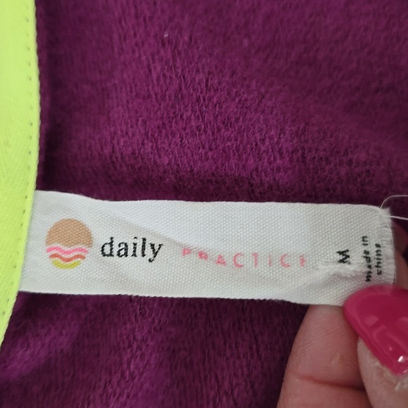 Anthropologie X Daily Practice Hooded Mini Sweatshirt Dress - Picture 6 of 7